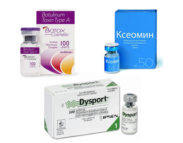 Botox, Xeomin, Dysport - аналози на Botulax