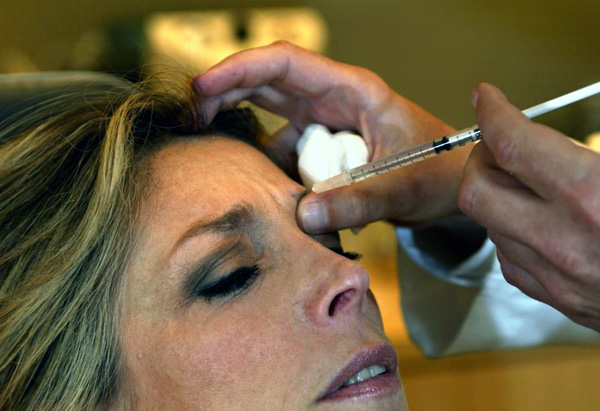 Parlons des injections de Botox dans le front ...