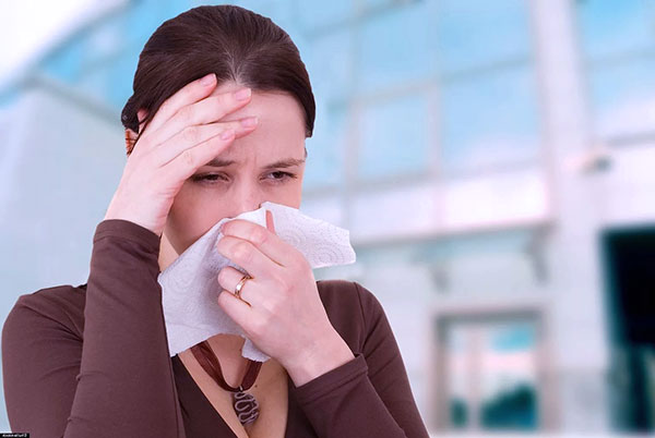 Después de la terapia botulínica, síntomas similares al resfriado común